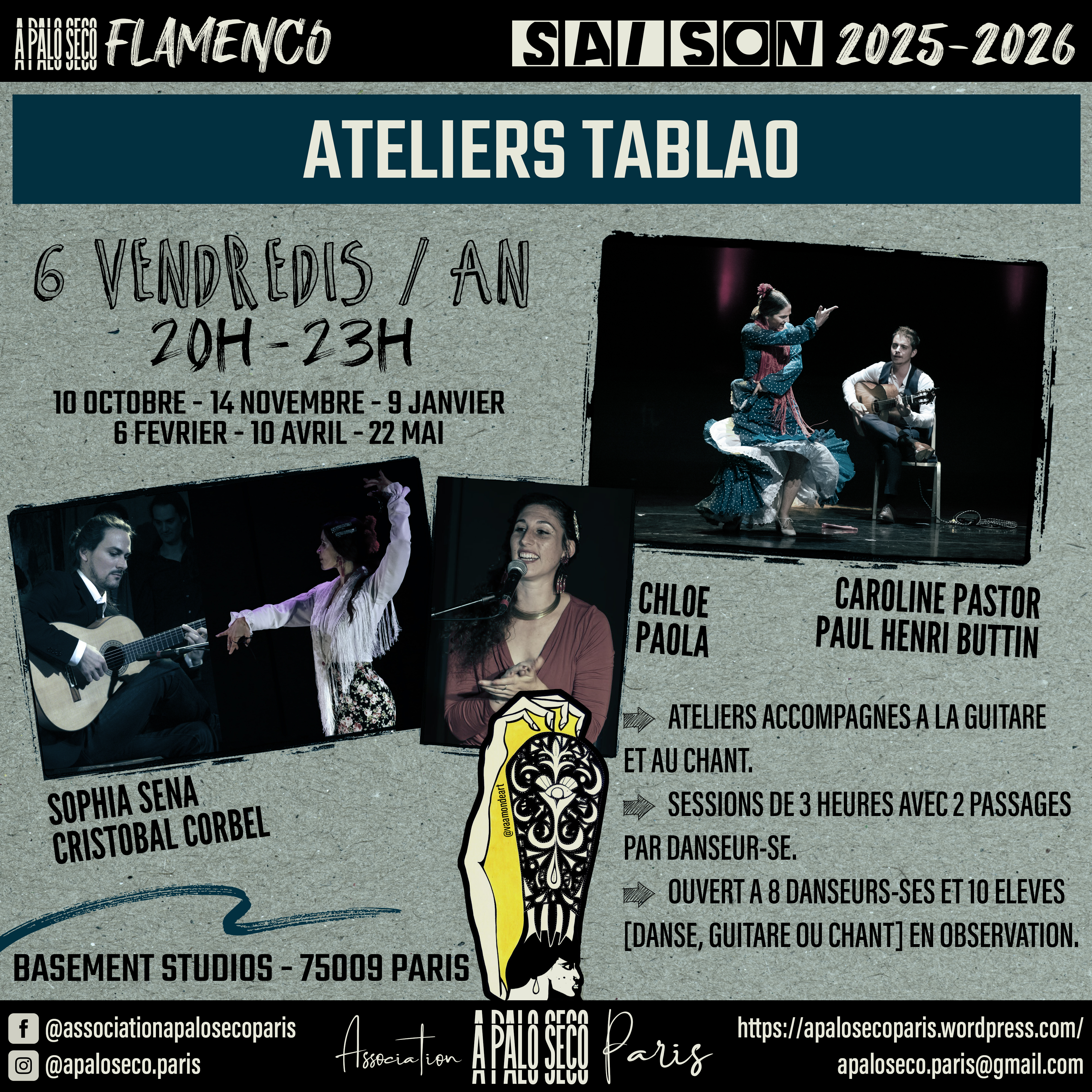 ☛ ATELIERS TABLAO 2025-2026