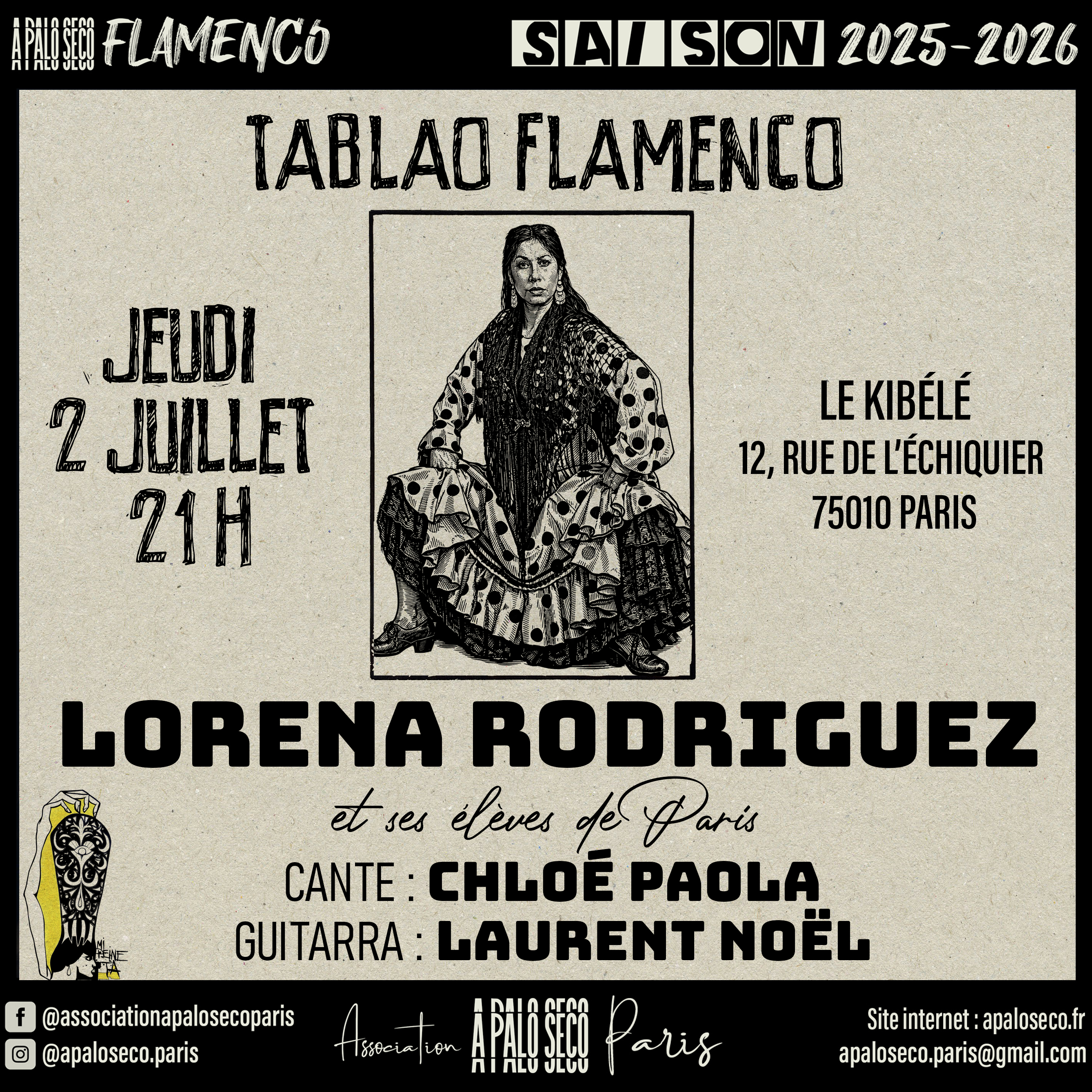 TABLAO avec LORENA RODRIGUEZ & ses élèves